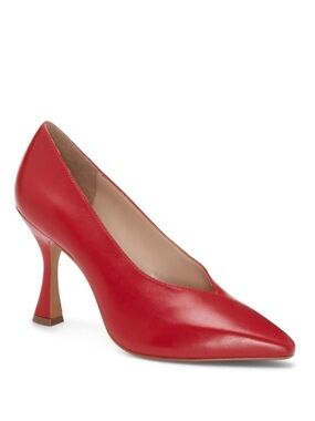 Vince Camuto Ishani High Vamp Leather Pumps